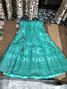 Lehenga And Choli With Net Dupatta