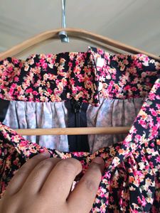 Floral Print Skirt