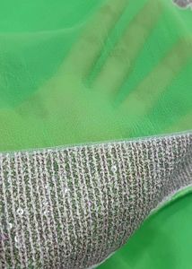 Green Embroidered Saree