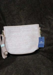 Knitted Tote Bag With Detachable Strap