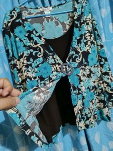 Carol Rose Floral Print Top
