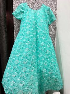 Teal Floral Print Matching Set
