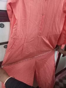 Casual Solid Coral Jumpsuit For Ladies