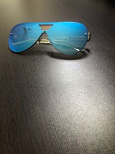 Aldo Blue Lens Aviator Sunglasses