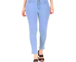 Light Blue Denim Jeans for Women