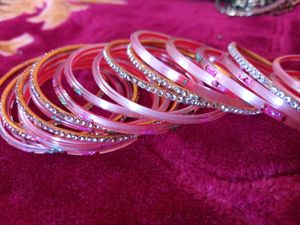 LIGHT PINK BANGLES 💗