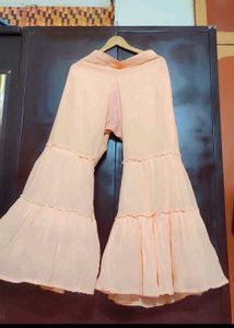 Peach Sharara Suit Without Dupatta For 36 Bust