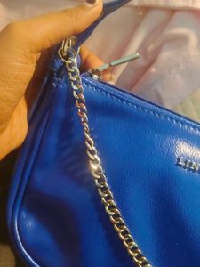 Lino Perros Blue Shoulder Bag