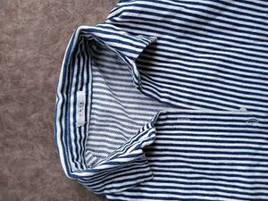 Stripped Blue Shirt💙