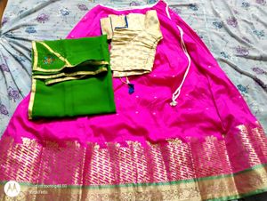 Traditional Half Saree Combo Of 2
