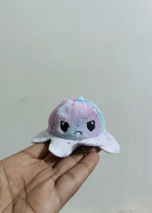 Reversible Octopus Plush Keychain