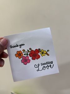 Thank You Paper Note
