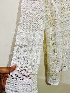 Lace Detail Cardigan