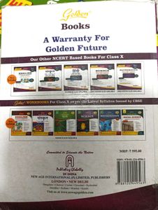 Golden Social Science Class 10 (Refrence Book