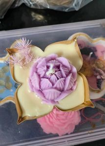 Floral Decorative Candle