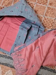 Unstitched Kurta Set Of 3