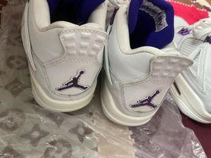 Jordan 4 Retro White/Purple