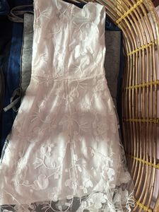 Elegant White Floral Dress