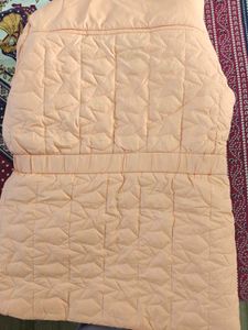 Peach Quilted Jacket