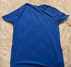 Blue Graphic Print Tee