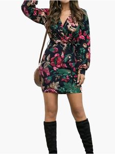 Floral Wrap Dress