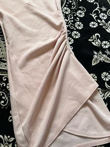 Pink Wrap Mini Dress