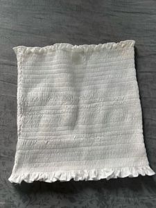 White Smocked Tube Top