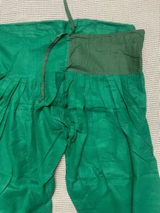 Red Green Paisley Embroidered Salwaar Kameez Set
