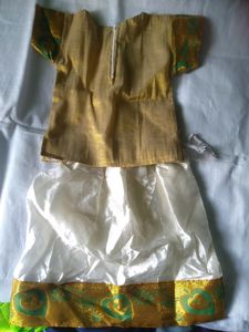 Gold Wite paaatoo Pavadai😘Kerla Style