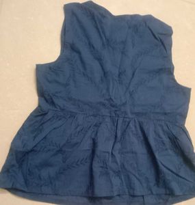 Blue Sleeveless Dress