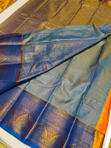 Elegant Orange Saree