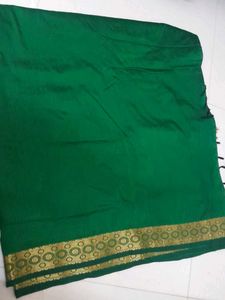AttractivePoly Cotton Saree Good Condition