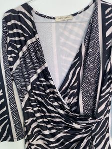 Chic Zebra Print Dress