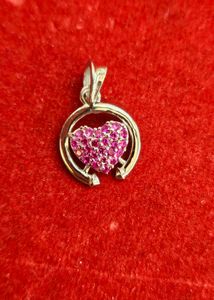 Heart Pendent Girls Silver