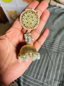 Meenakari Pearl Earrings