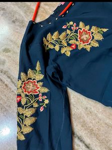 Navy Blue Kurti With Plazo 💙