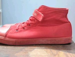 Benetton Red Sneakers