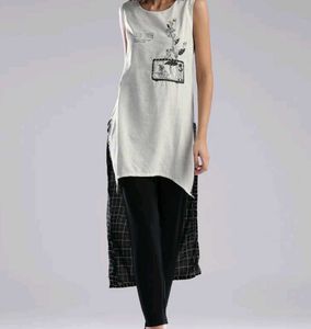 Asymmetrical Sleeveless Top