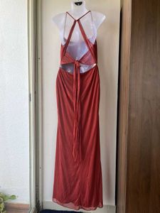 Elegant Burgundy Maxi Azazie Dress(A6)