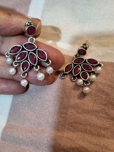 Rani Color Stone Studded Drop Earings