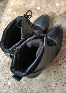 Victorian Era Style Black Boots