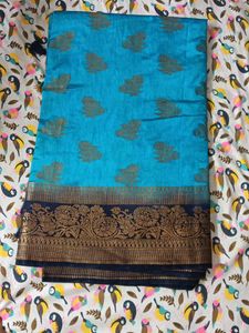 Elegant Blue Saree