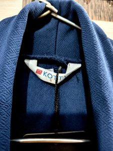 Stylish Blue Cardigan cum Coat