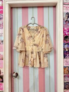CoverStory floral Print Top