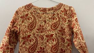 Pure Cotton Paisley Block Print Kurta! ✨