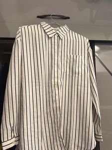 Striped Button-Down Shirt