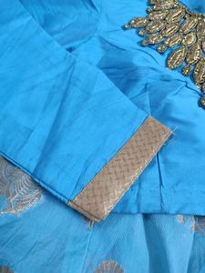 Ethnic Shirt And Top (Without Dupatta)