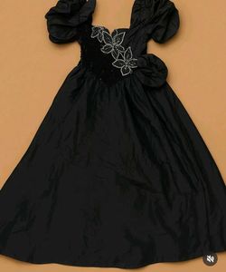 Heavy Ball Gown Flared Birthday Sequence Dress