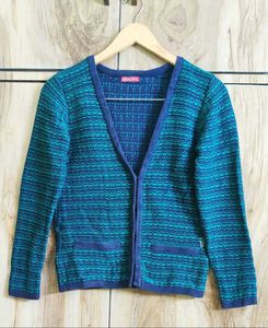 Stylish Blue Cardigan size -34