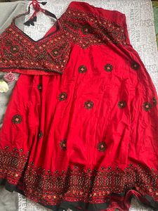 Red Skirt And Top